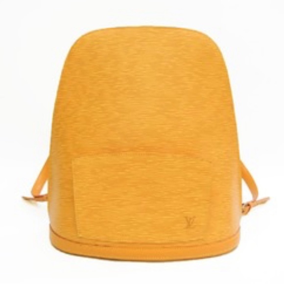 Used Louis Vuitton Epi Gobelin M52299 Women's Backpack Jaune - Picture 8 of 8